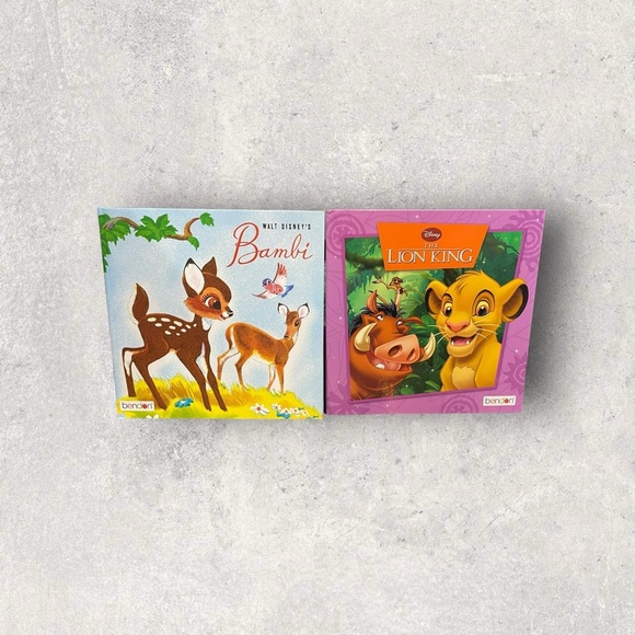 Bendon Other - Disney's Bambi and The Lion King Children Book Set